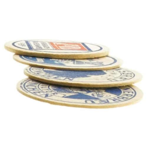 Vintage ølbrikker (str. Ø. 12 cm)