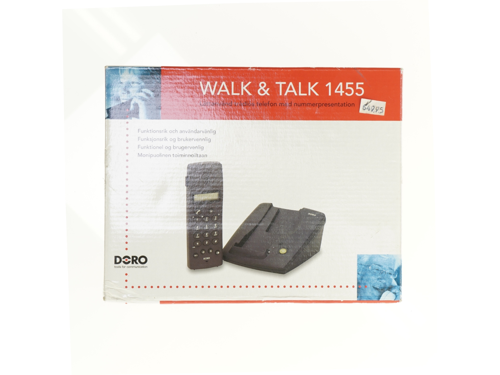 Trådløs telefon fra Doro (str. 25 x 20 cm)