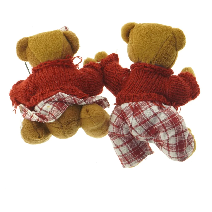 Tøjdyr, bjørne med tøj (str. 19 cm x. 12 cm)