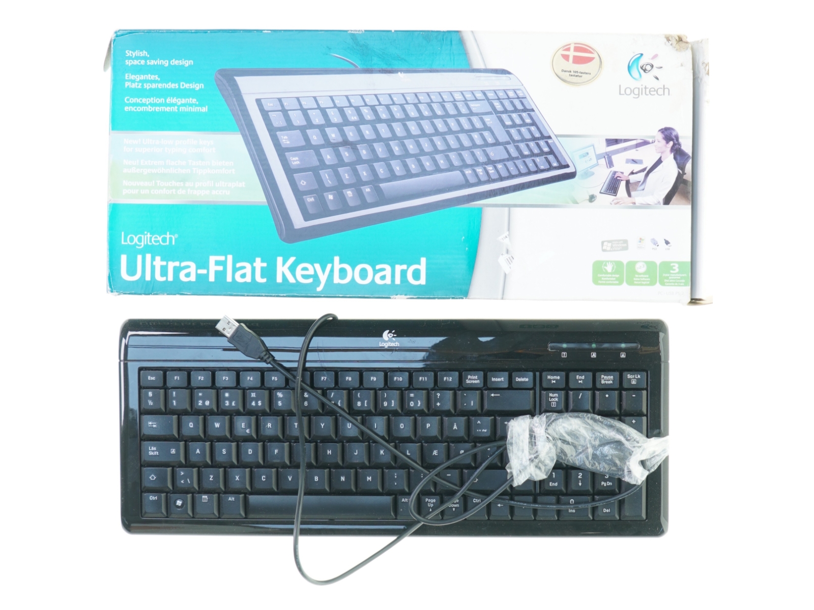 Tastatur fra Logitech (str. 40 x 15)