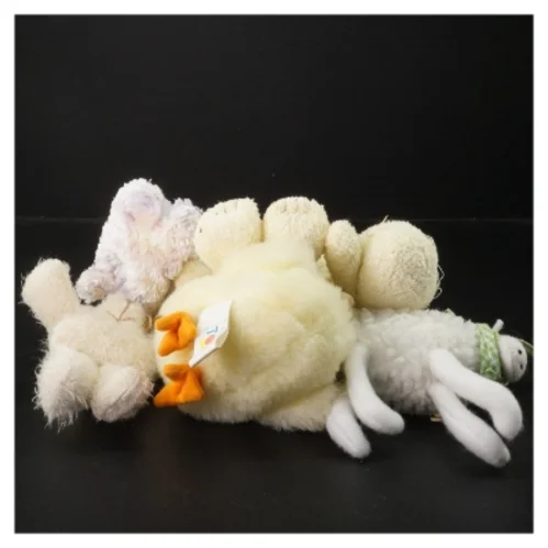 Blandede bløde tøjdyr (str. 16x10 cm)