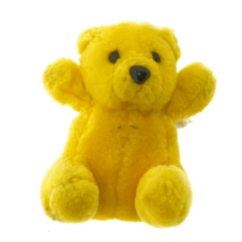 Gul plysbamse (str. 11 cm)