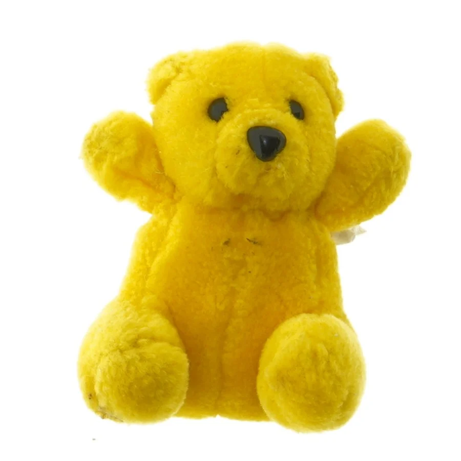 Gul plysbamse (str. 11 cm)