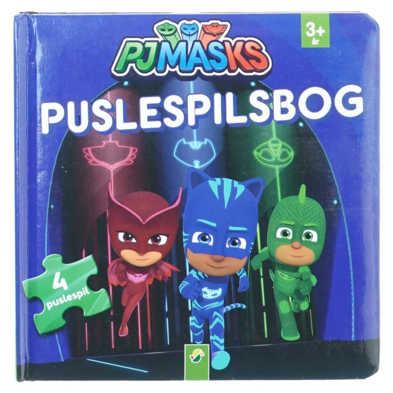 Puslespils bog fra Pjmasks (str. 21 x 21 cm)