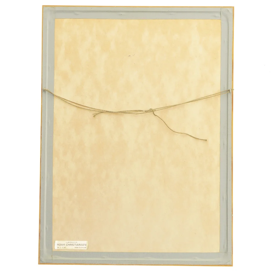 Indrammet tegning af rådyr