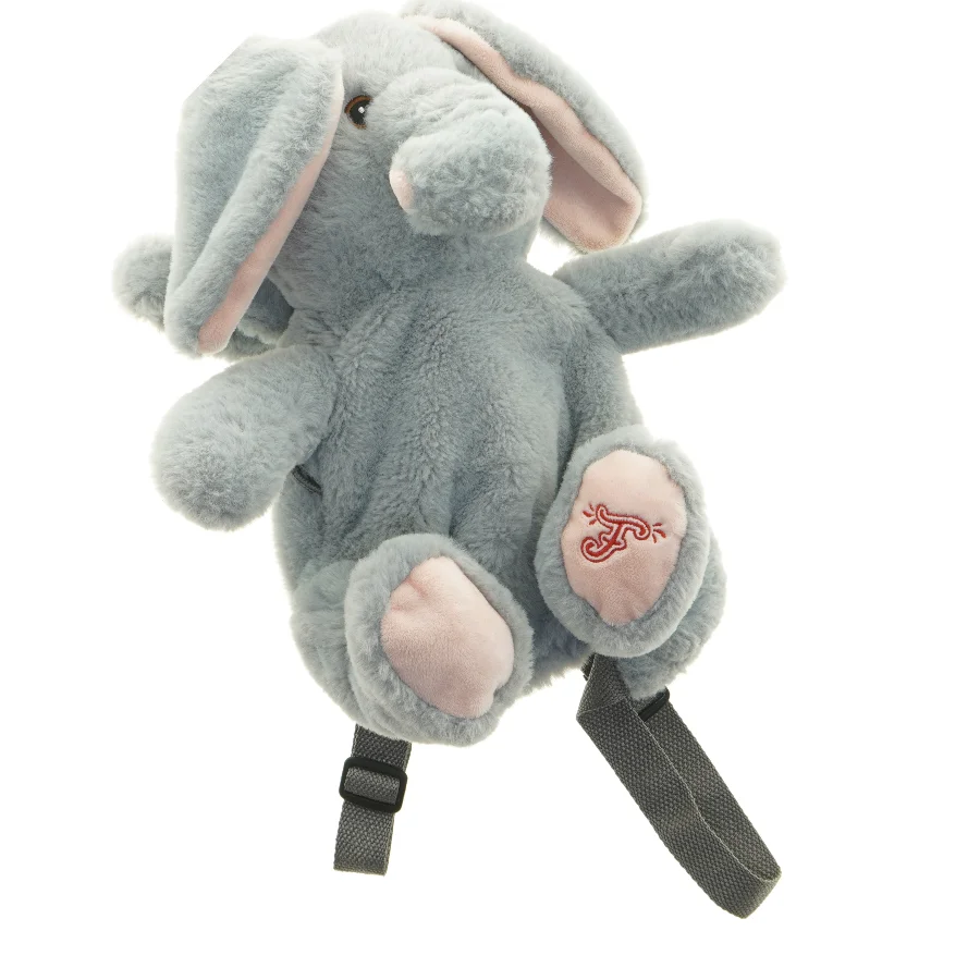 Plys rygsæk (str. 38 x 20 cm)