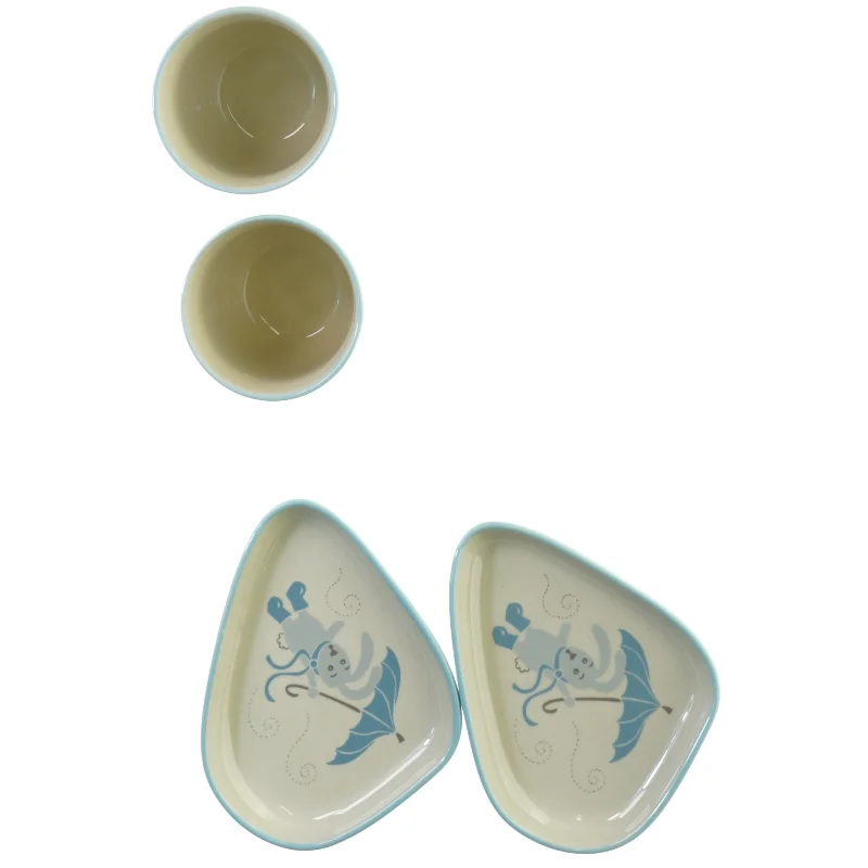 Børn: Kopper og tallerkener til børn fra Bloomingville (str. 14 x 10 cm 7 cm)