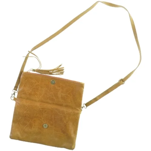 Taske i læder (str. 17 x 26 cm)