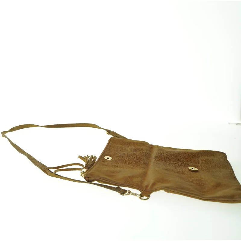 Taske i læder (str. 17 x 26 cm)