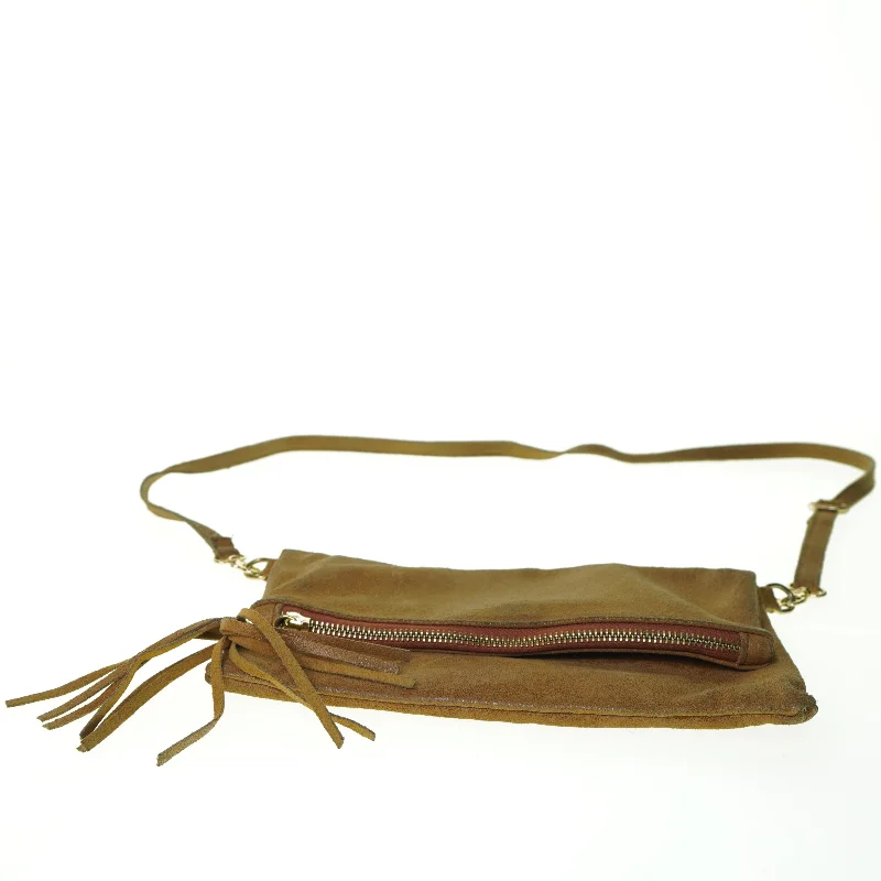 Taske i læder (str. 17 x 26 cm)