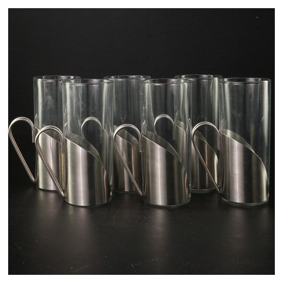 Irish coffee glas med stålholder (str. 6 styk, 14 cm)