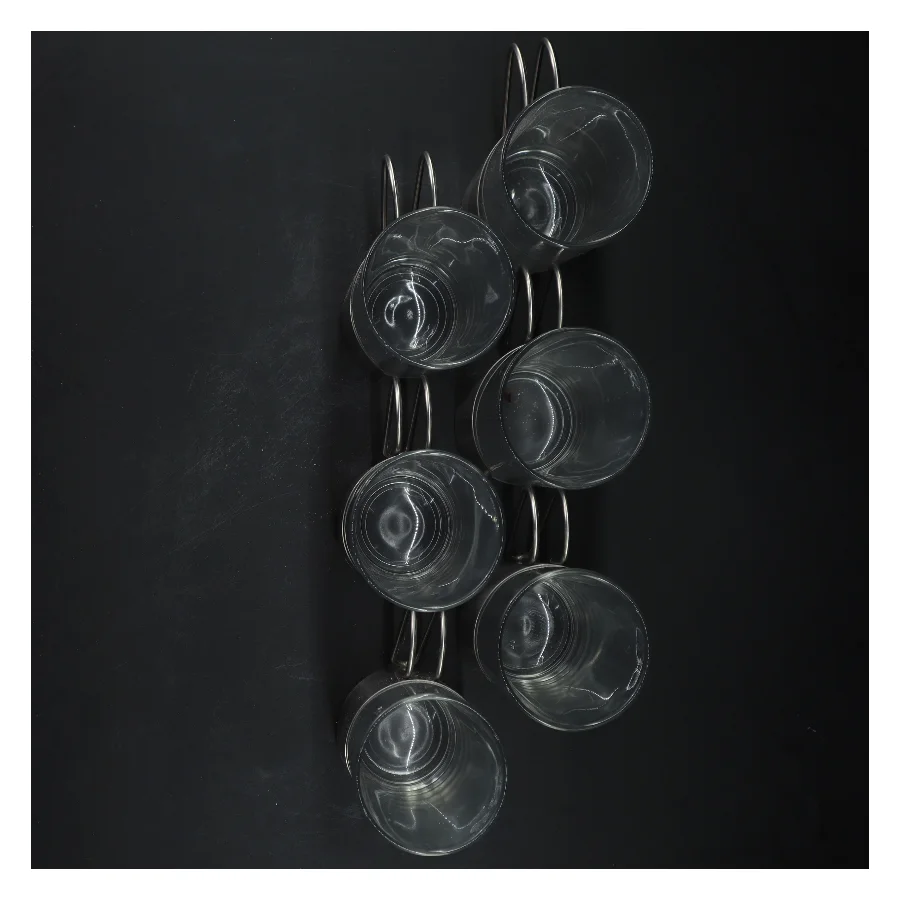 Irish coffee glas med stålholder (str. 6 styk, 14 cm)