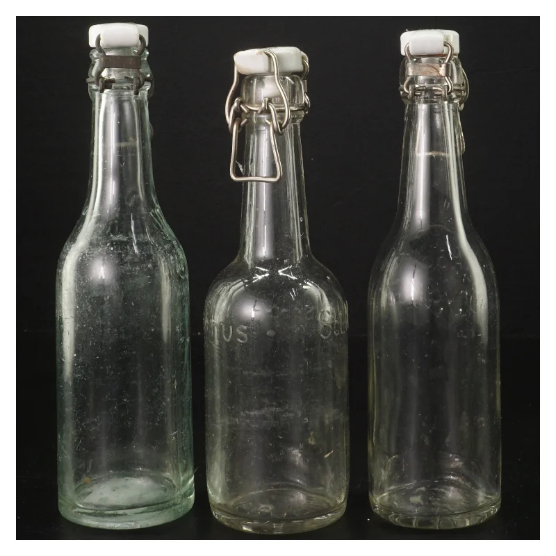 Glasflasker med patentlukning (str. 21-22 cm)
