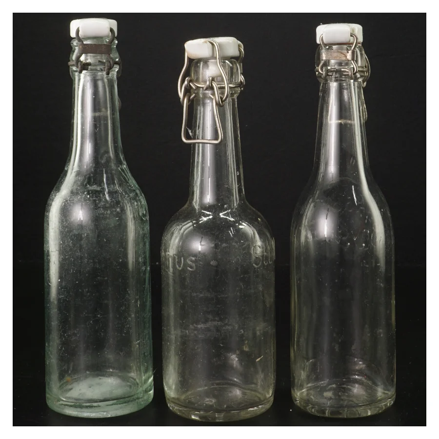 Glasflasker med patentlukning (str. 21-22 cm)