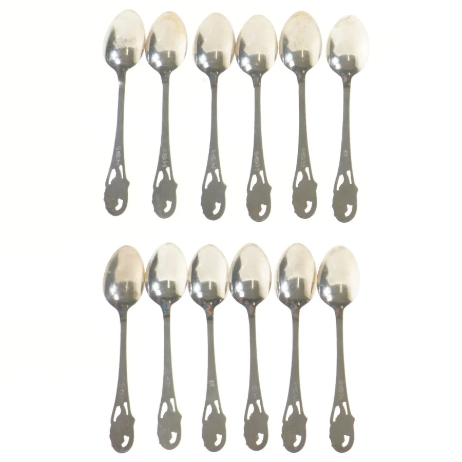 Sæt med 12 skeer, 12 cm (str. 12 styk, 12 cm)