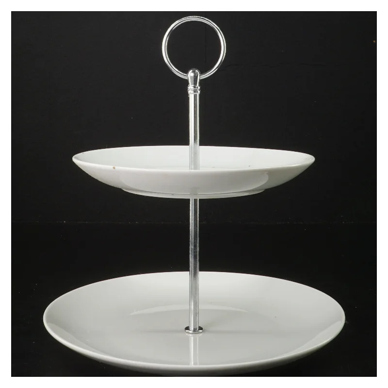To-etagers serveringsfad (str. 25 cm)