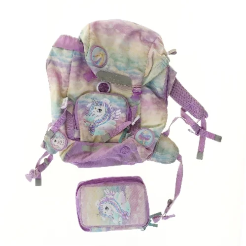 Børnerygsæk med enhjørning fra Beckmann (str. 43x14x30 cm)