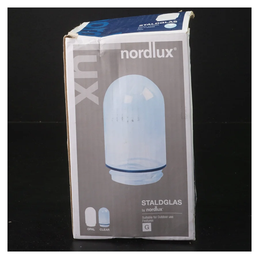 Nordlux staldbelysning glasskærm fra Nordlux (str. 9,5x16 cm)