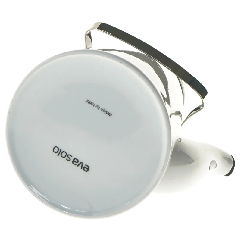 Hvid kande med hanke fra Eva Solo (str. Ø 14x21 cm)