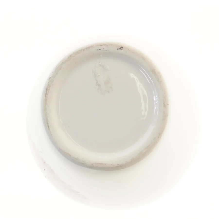 Dekorativ vase med blomstermotiv (str. 23 cm)