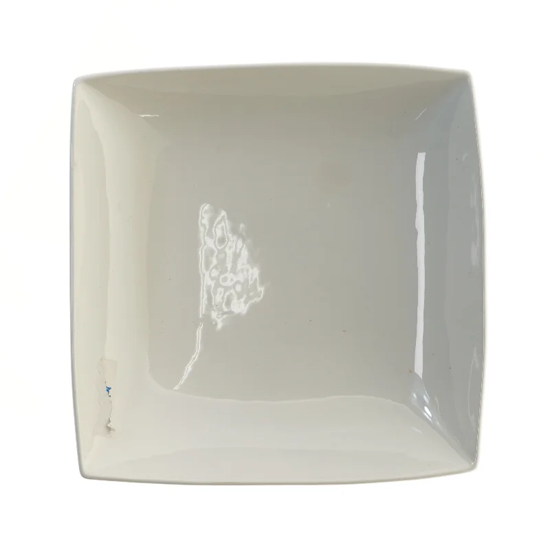 Hvid porcelænsskål (str. 39x39 cm)