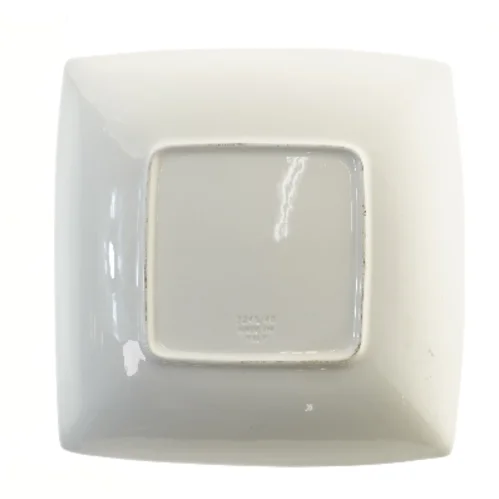 Hvid porcelænsskål (str. 39x39 cm)
