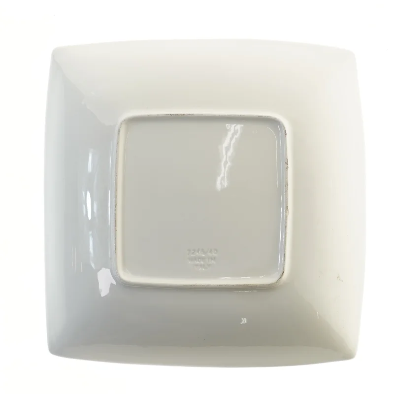 Hvid porcelænsskål (str. 39x39 cm)