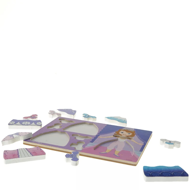 Disney prinsesse påklædningspuzzle fra Melissa & Doug (str. 30x22,5 cm)