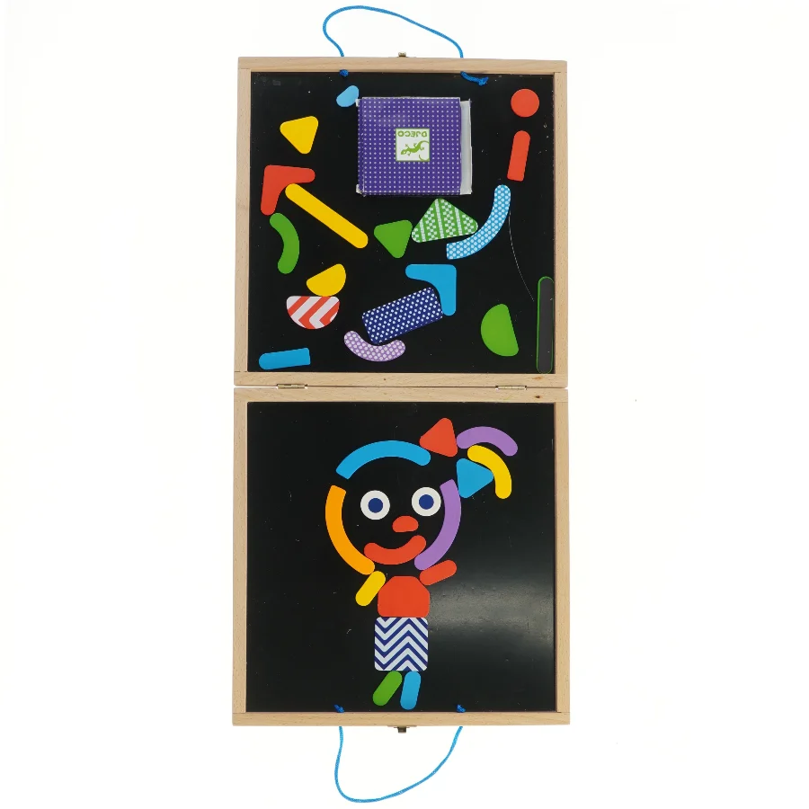 Djeco magnetisk byggebræt fra Djeco (str. 30x30 cm)