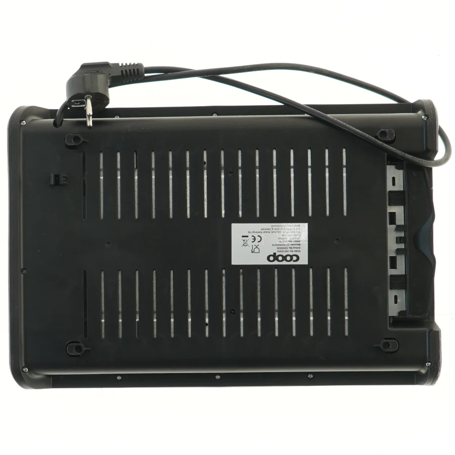 Elektrisk bordgrill fra Coop (str. 6x22x37 cm)