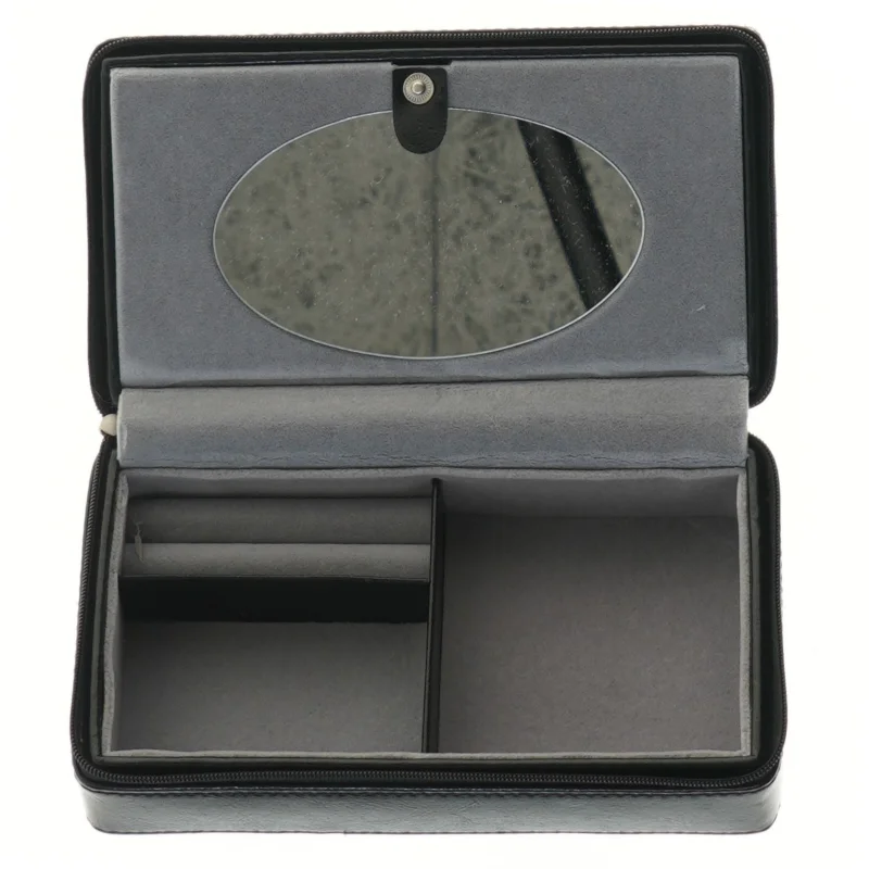 Smykkeskrin med spejl (str. 19x11x6 cm)