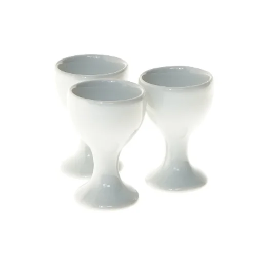 Sæt med 3 æggebægre (str. 7,5 cm)