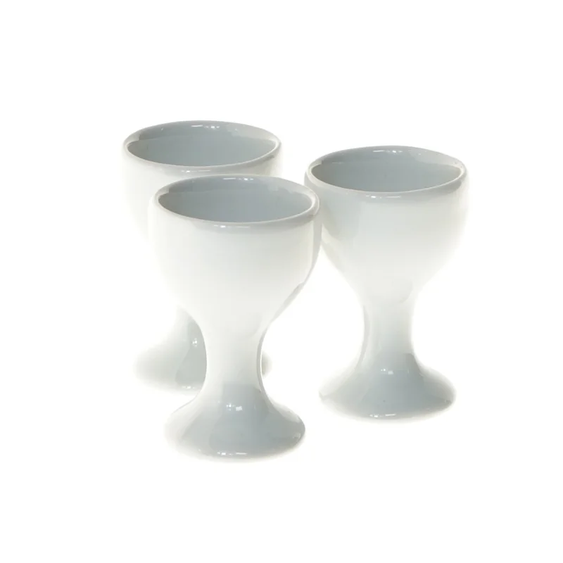 Sæt med 3 æggebægre (str. 7,5 cm)