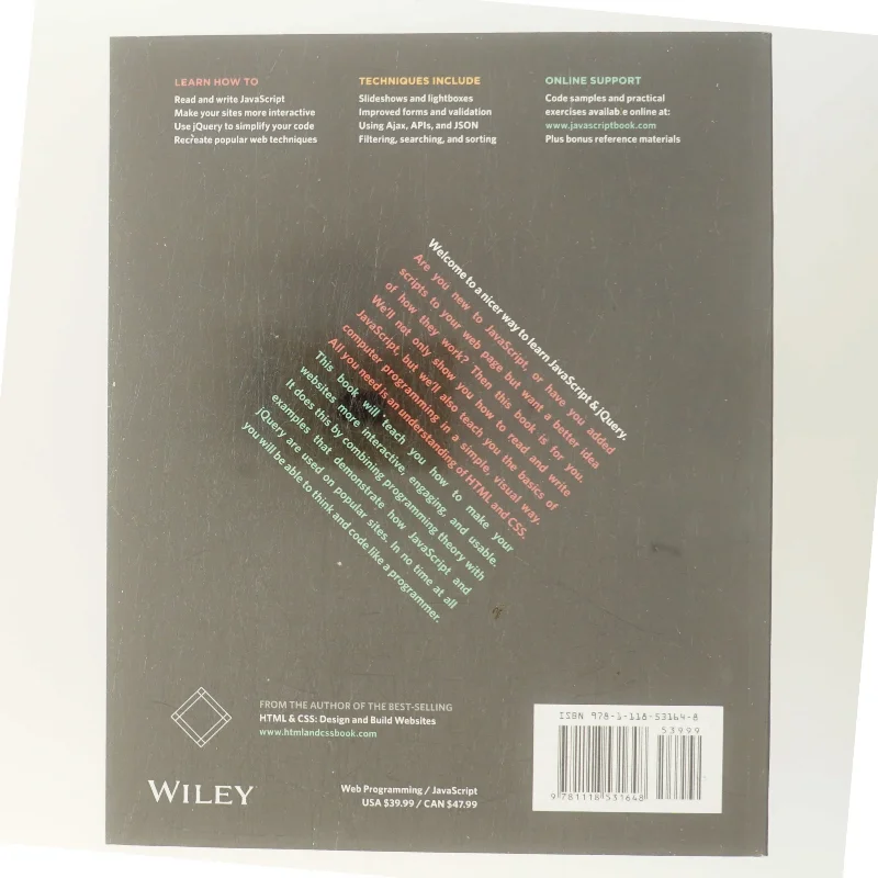 JavaScript & jQuery : interactive front-end web development af Jon Duckett (Bog)