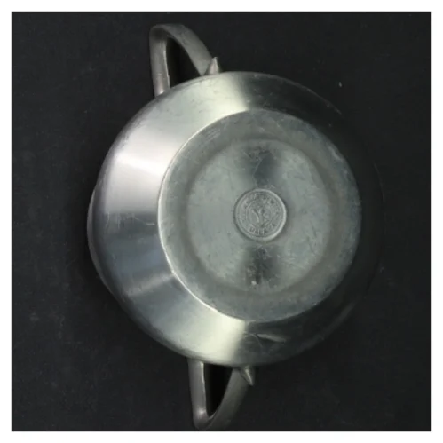 Vintage tin sukkerdkål (str. 9 cm)