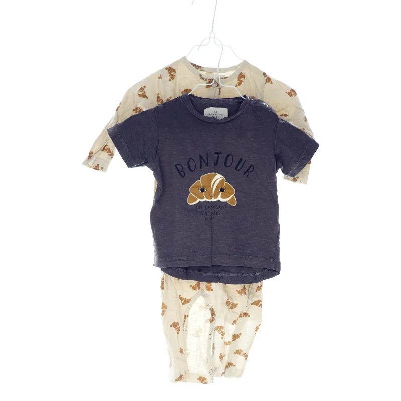 T-shirt og heldragt (str. 68 cm)