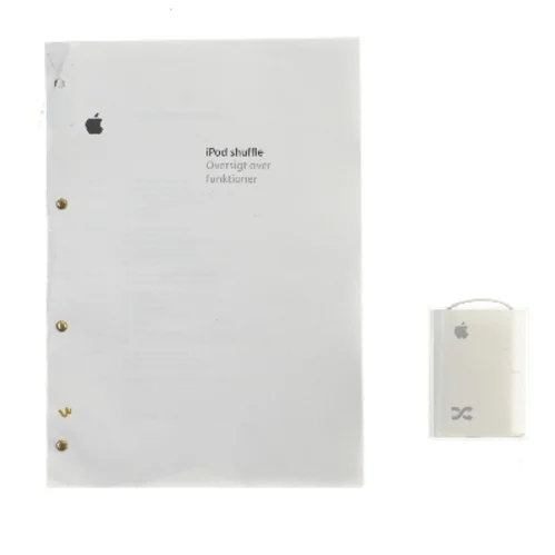 iPod shuffle og manual fra Apple