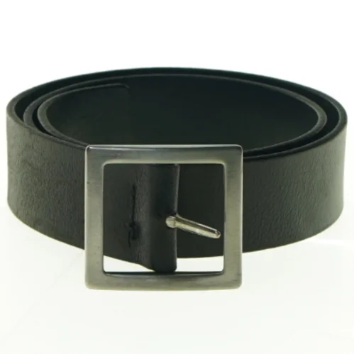 Sort læderbælte fra H&M (str. 100 cm)