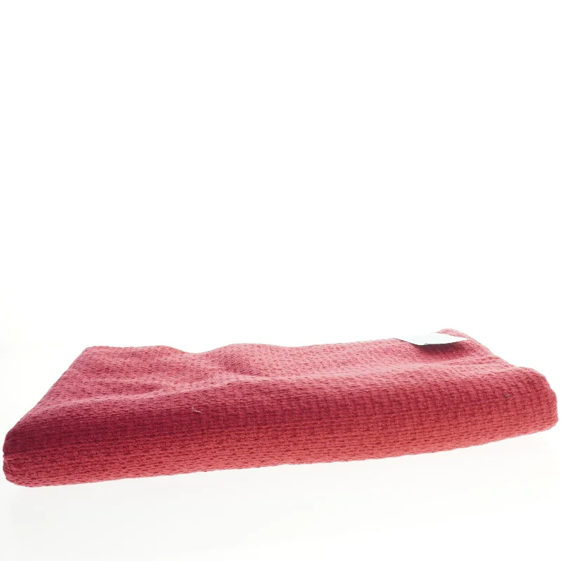 Rødt bomulds tekstil (str. 200 x 130 cm)