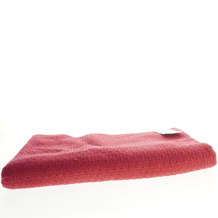Rødt bomulds tekstil (str. 200 x 130 cm)