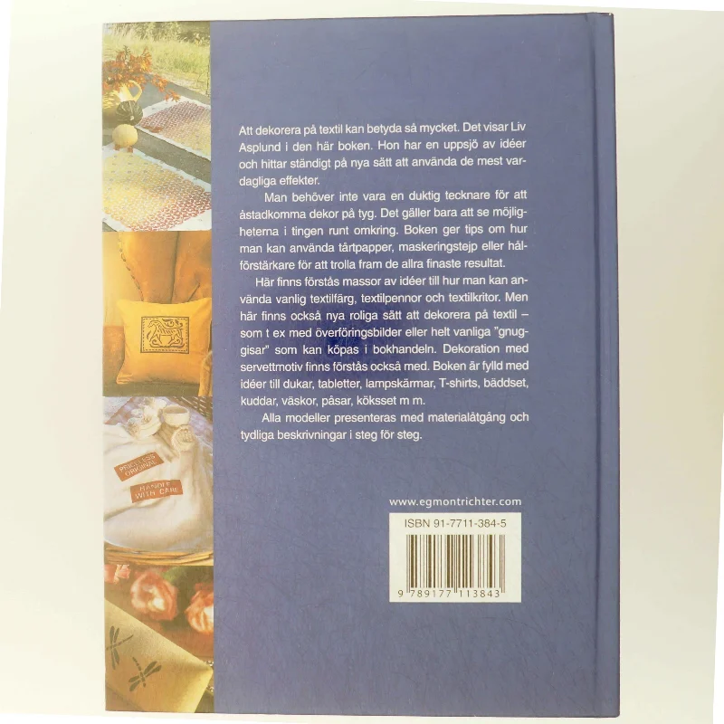 Dekorera med färg på textil fra Richters