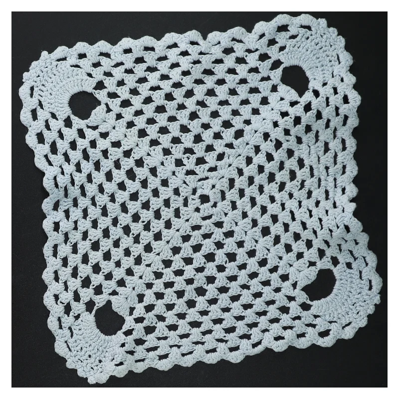 Hæklet dækkeserviet (str. 30 cm)