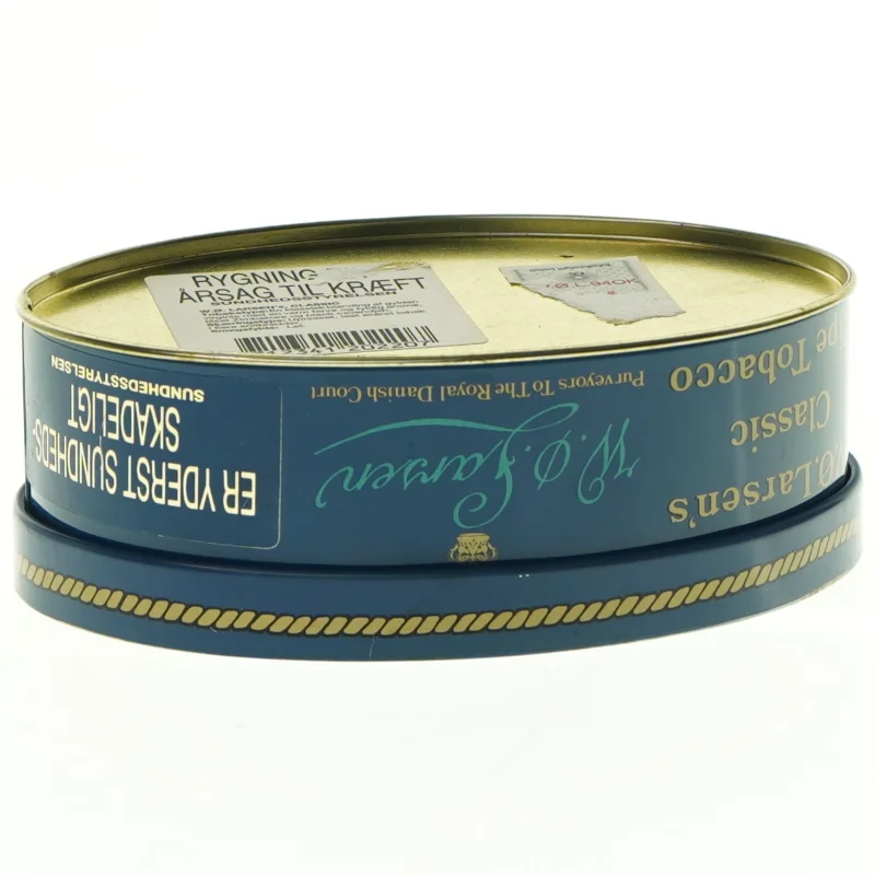 Vintage tobaksdåse (str. 14 x 9 cm)