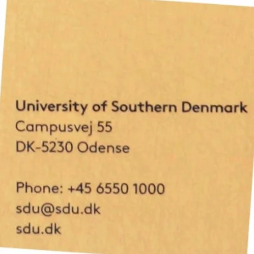 Ph.d.-afhandling fra Syddansk Universitet