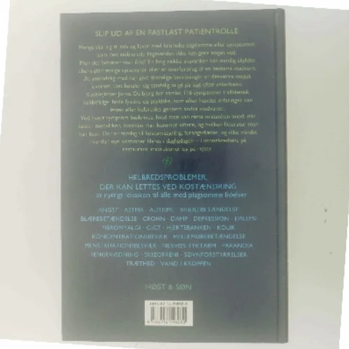 Helbredsproblemer der kan lettes ved kostændring : leksikon over fysiske og psykiske symptomer af Jonna Deibjerg (Bog)