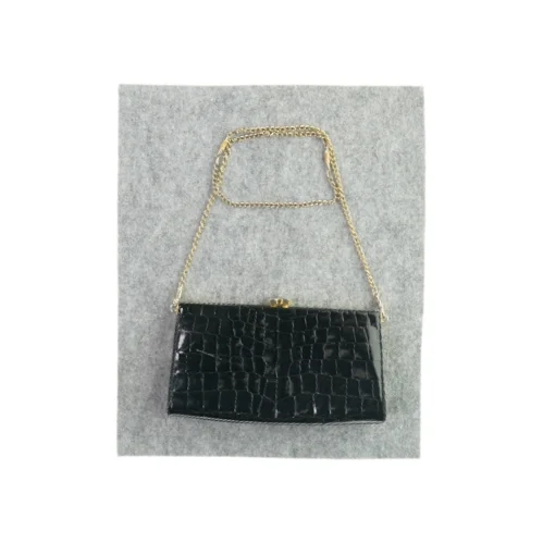 Skuldertaske med klik åbning (str. LB: 23x13 cm)