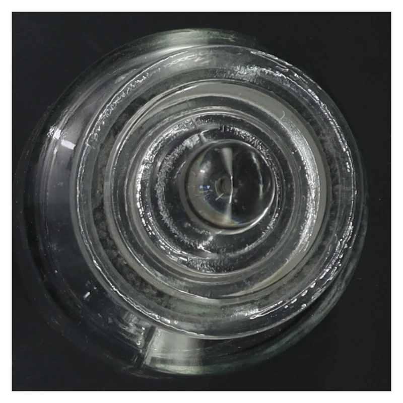 Glasbeholder med låg (str. 13 cm)