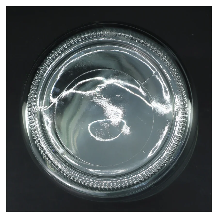 Glasbeholder med låg (str. 21,5 cm)