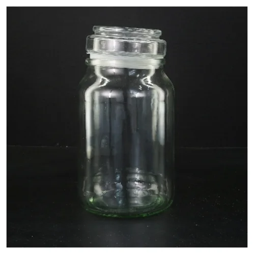 Glasbeholder med låg (str. 21,5 cm)