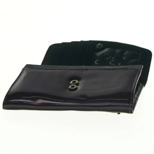 Sort lak tegnebog fra Fabretti (str. 15 x 10 cm)